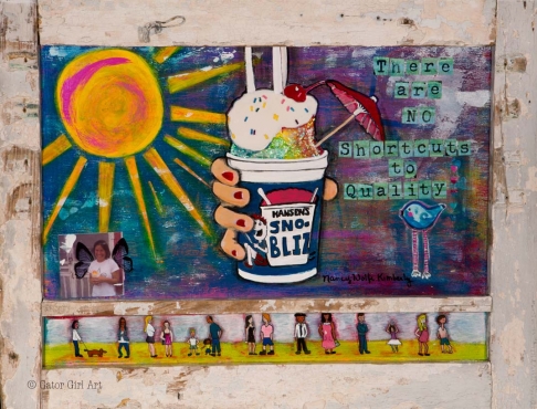 Hansen's Sno Bliz, limited edition giclée by Nancy Wolfe Kimberly | Giclée print. Hansen's Sno Bliz, limited edition giclée